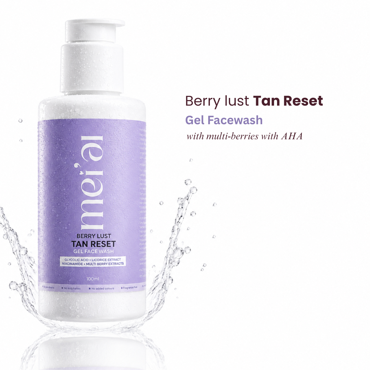 Berry lust Tan Reset Face Wash